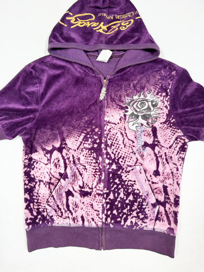 Ed Hardy Purple Zip Up ♡ Size S
