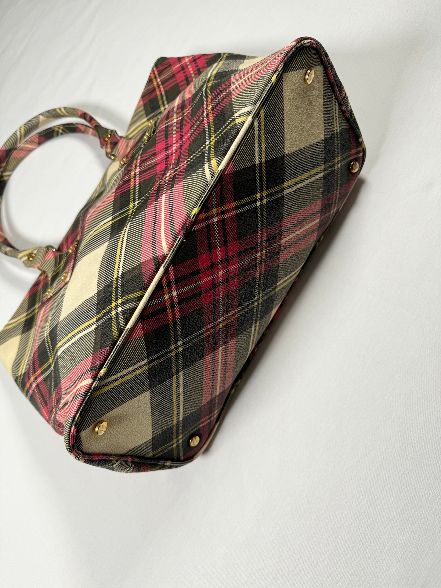 Vivienne Westwood Tartan Orb Tote