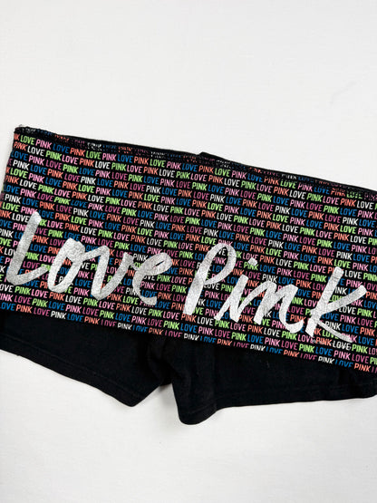 PINK Monogram Fold Over Waist Shorts ♡ XS/S