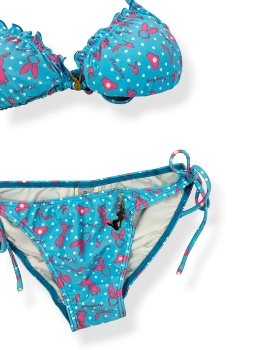 Playboy Blue & Pink Bikini ♡ XS