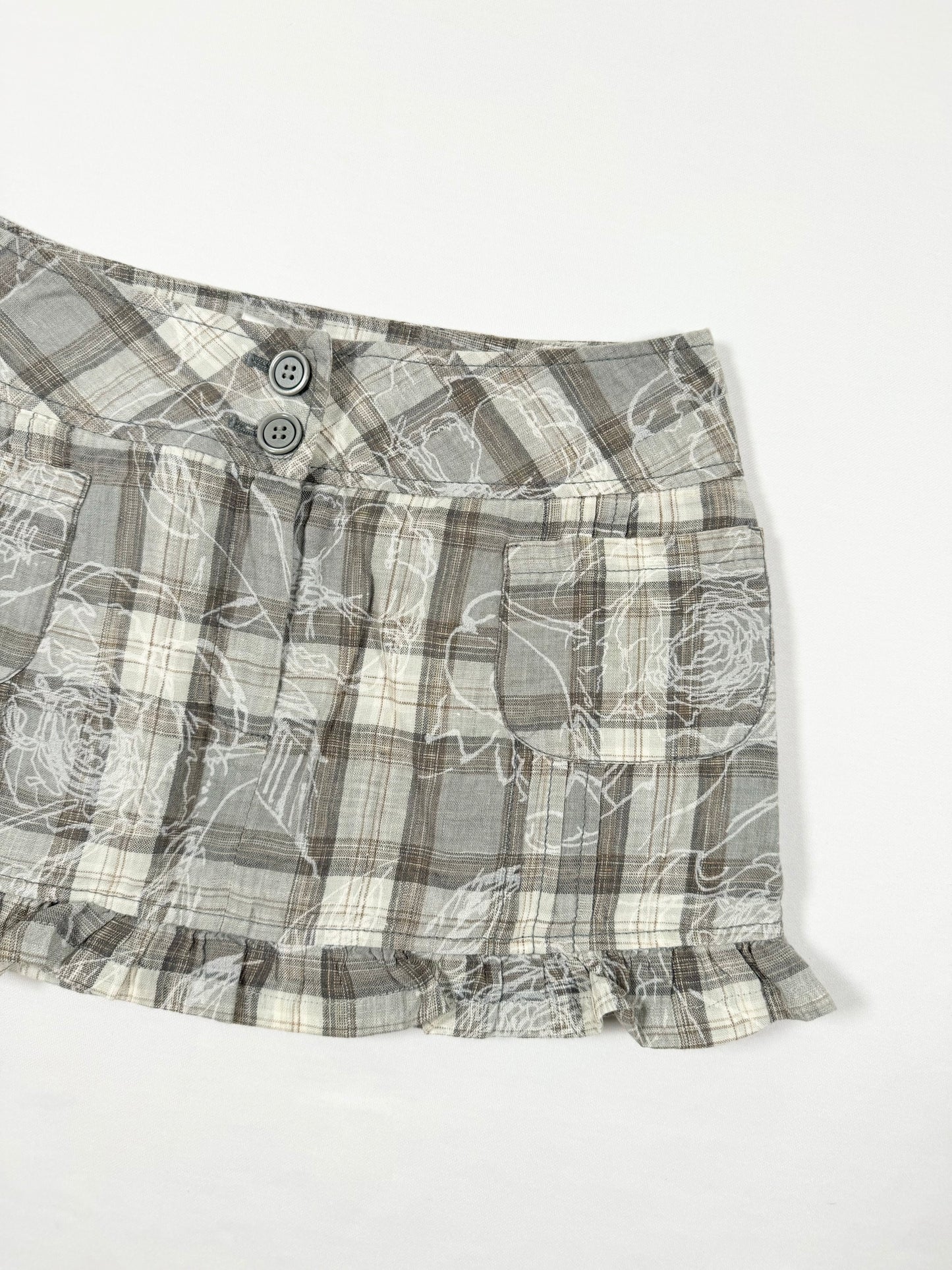 Plaid Mini Skirt