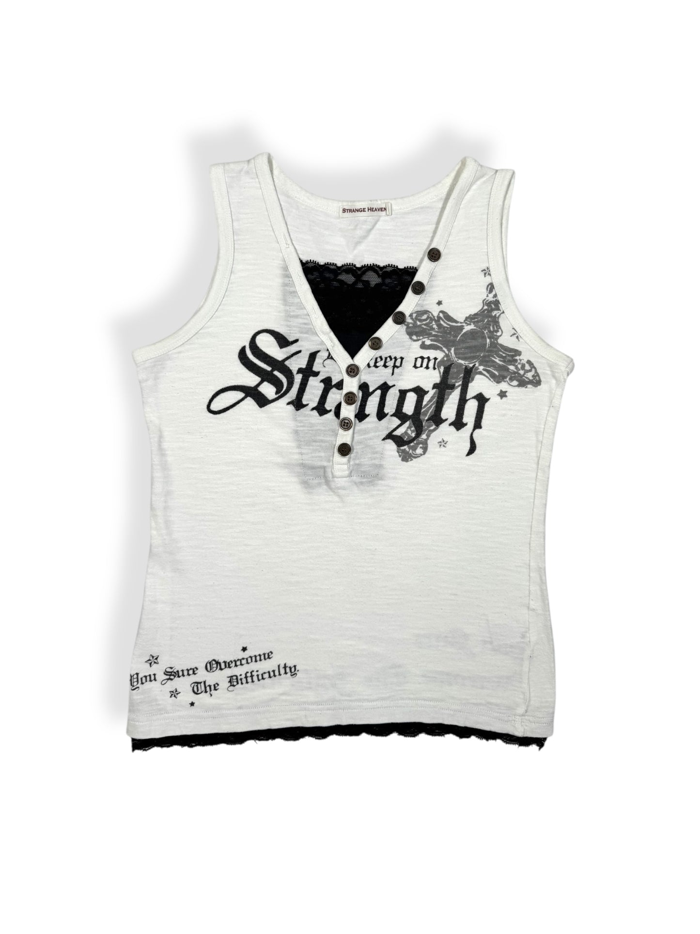 Strength Grunge Tank ♡ Size S