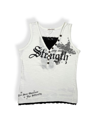 Strength Grunge Tank ♡ Size S