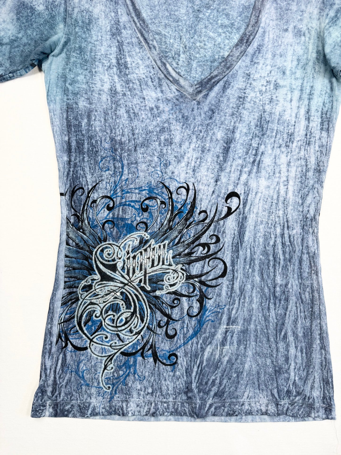 Navy Sinful Tee ♡ M