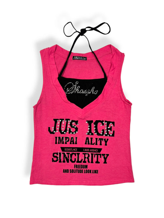 Mcbling Halter Tee