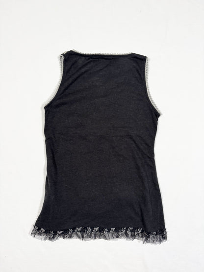 Ruffle Lace Tank ♡ Size S