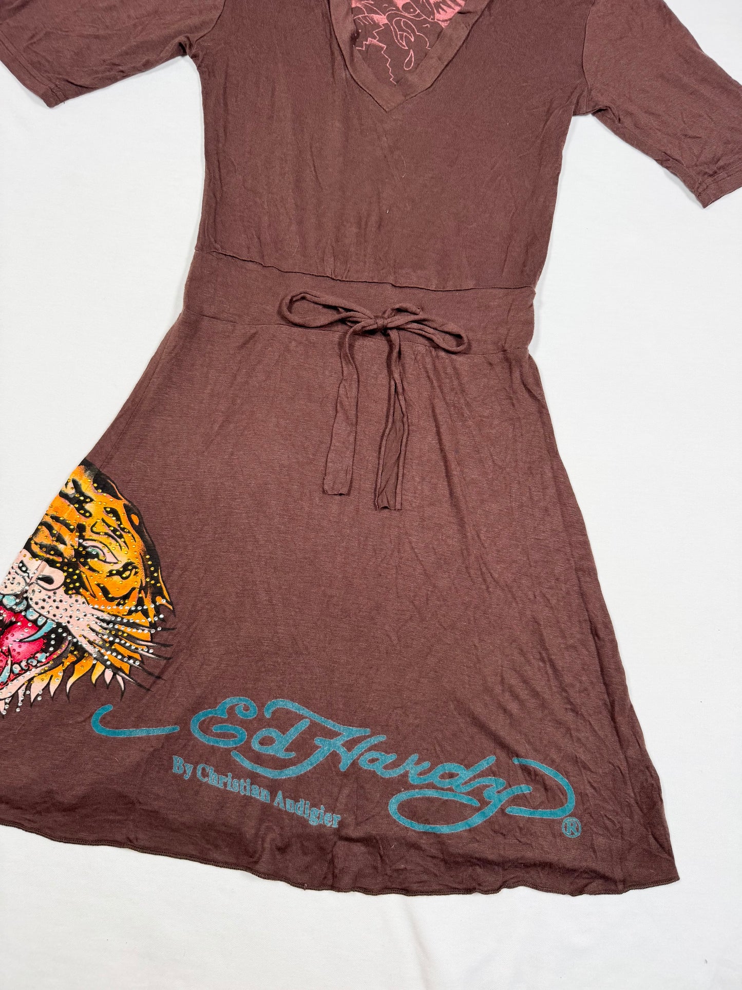 Ed Hardy Brown Dress ♡ Size S
