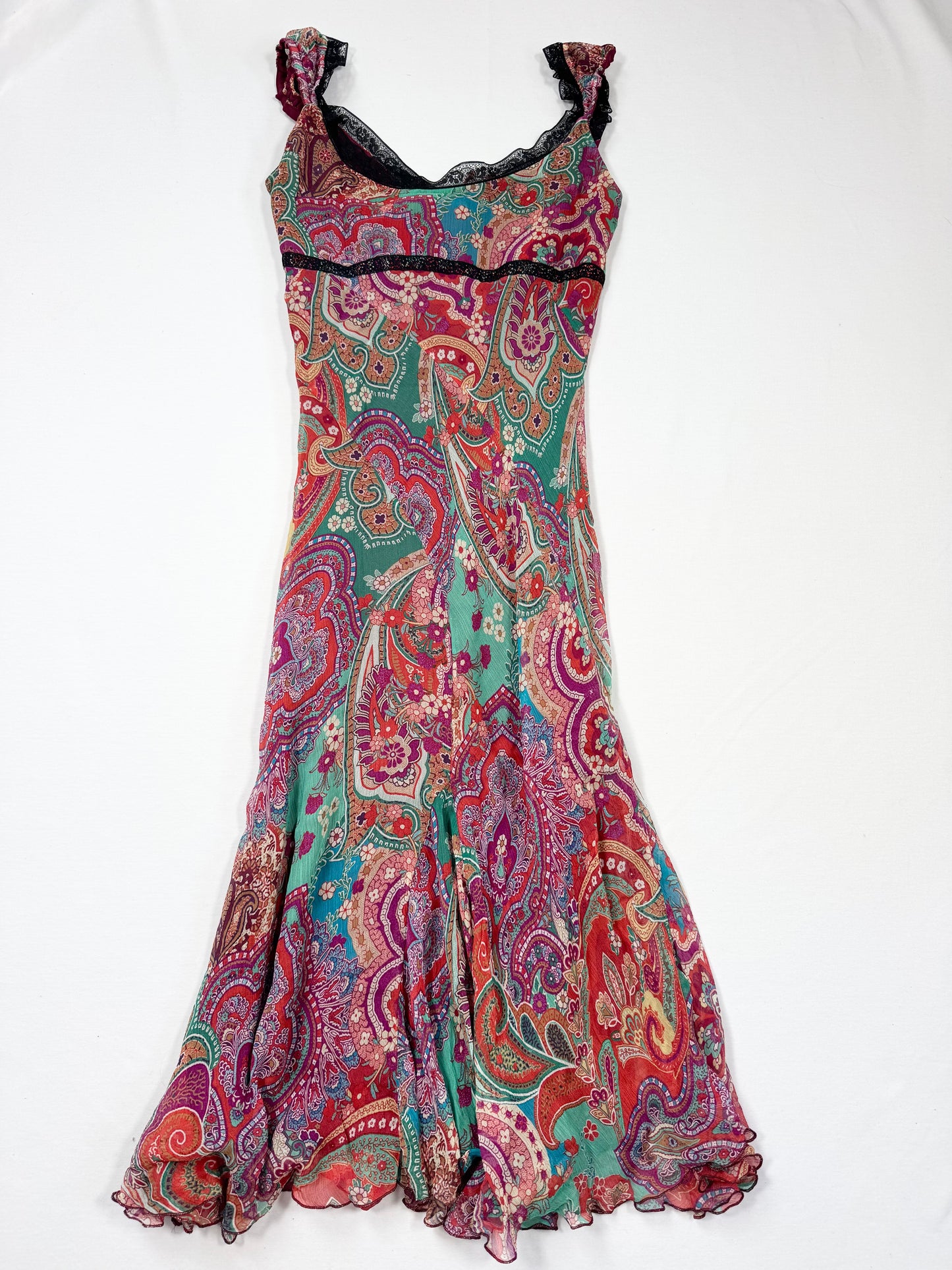 Paisley Midi Dress ♡ M
