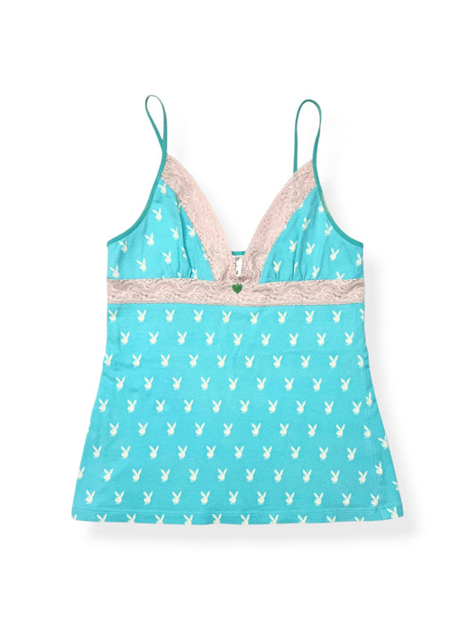 Playboy Blue & Pink Cami ♡ M