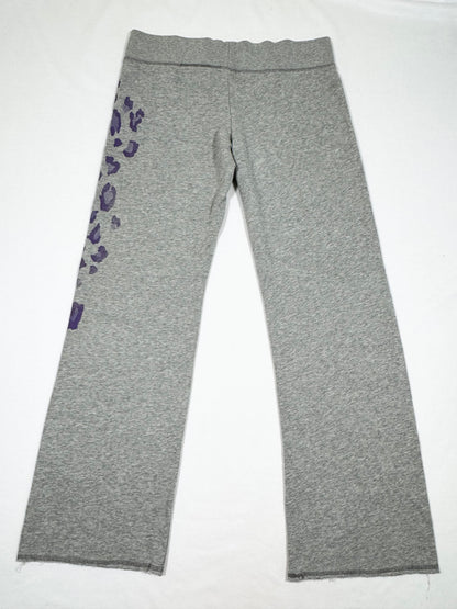PINK Leopard Wide Leg Trackpants ♡ Size L