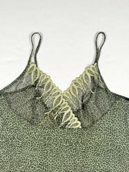 Green Leopard Cami