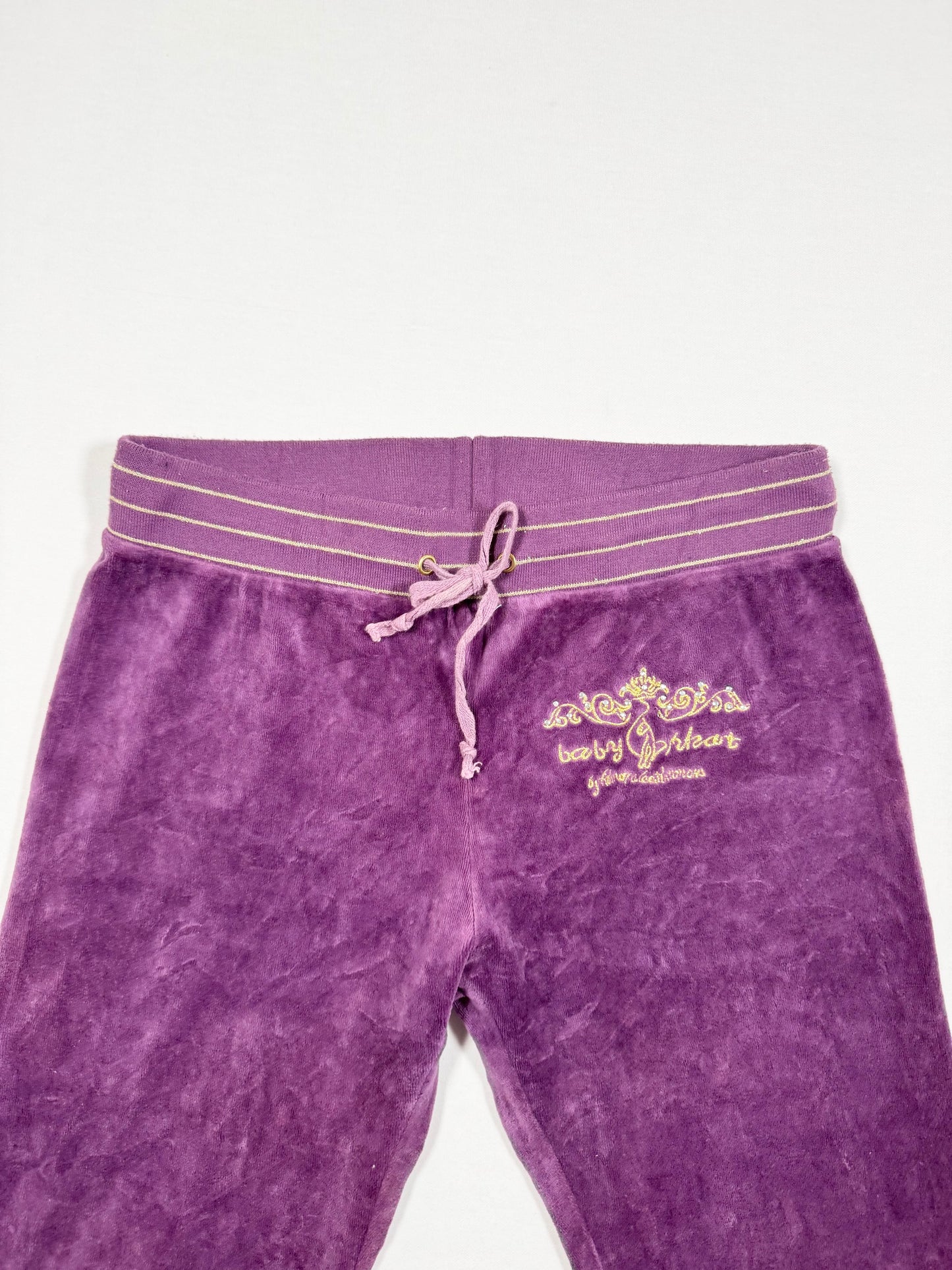 Baby Phat Purple Velour Trackpants ♡ Size S