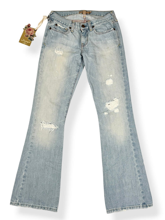 Abercrombie & Fitch Distressed Flared Jeans ♡ XS