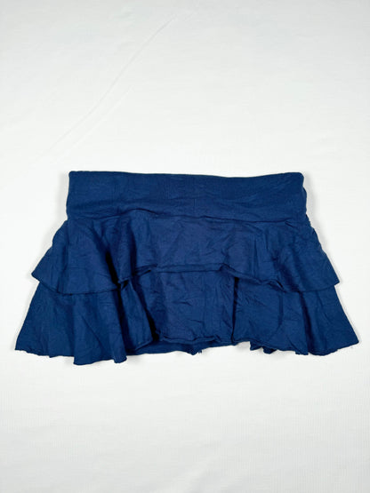 Navy Blue Micro Skirt