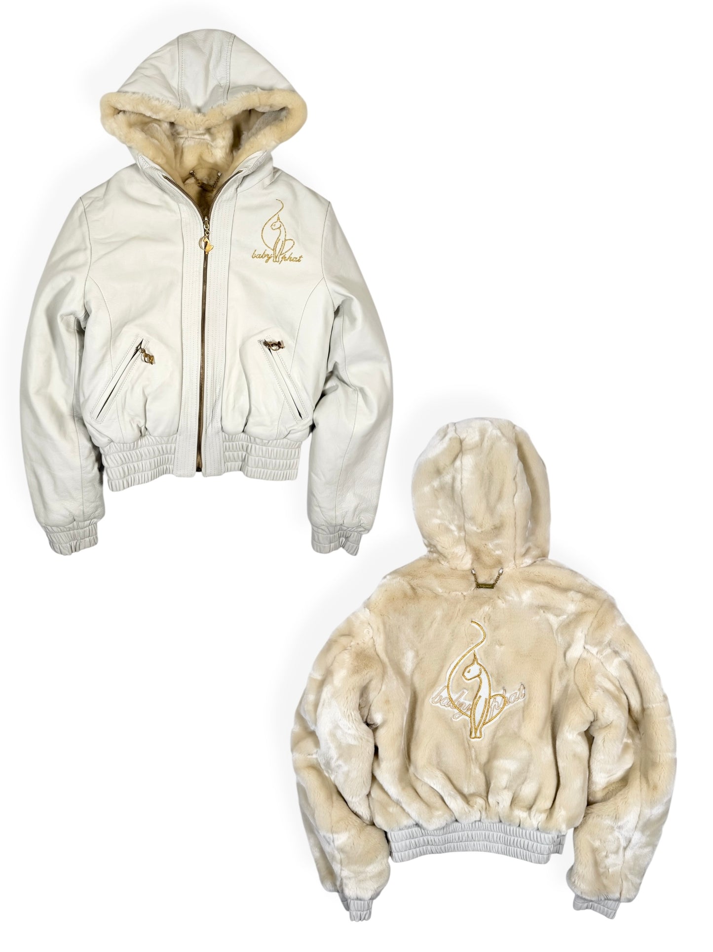 Baby Phat Fur & Leather Reversible Jacket