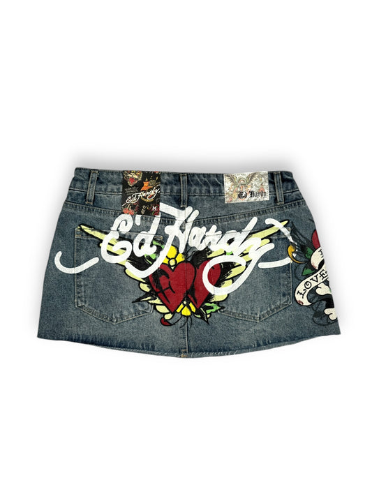 Deadstock Ed Hardy Mini Skirt