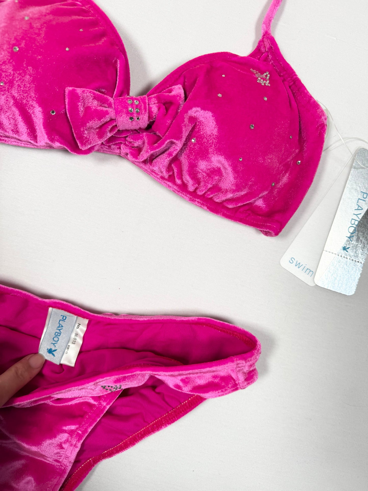 Playboy Pink Velour Bikini