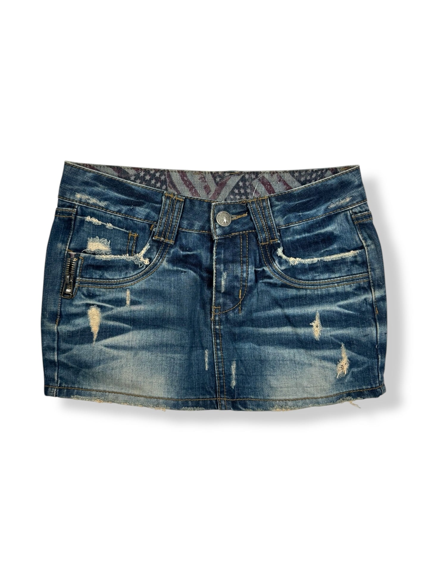 Denim Mini Skirt