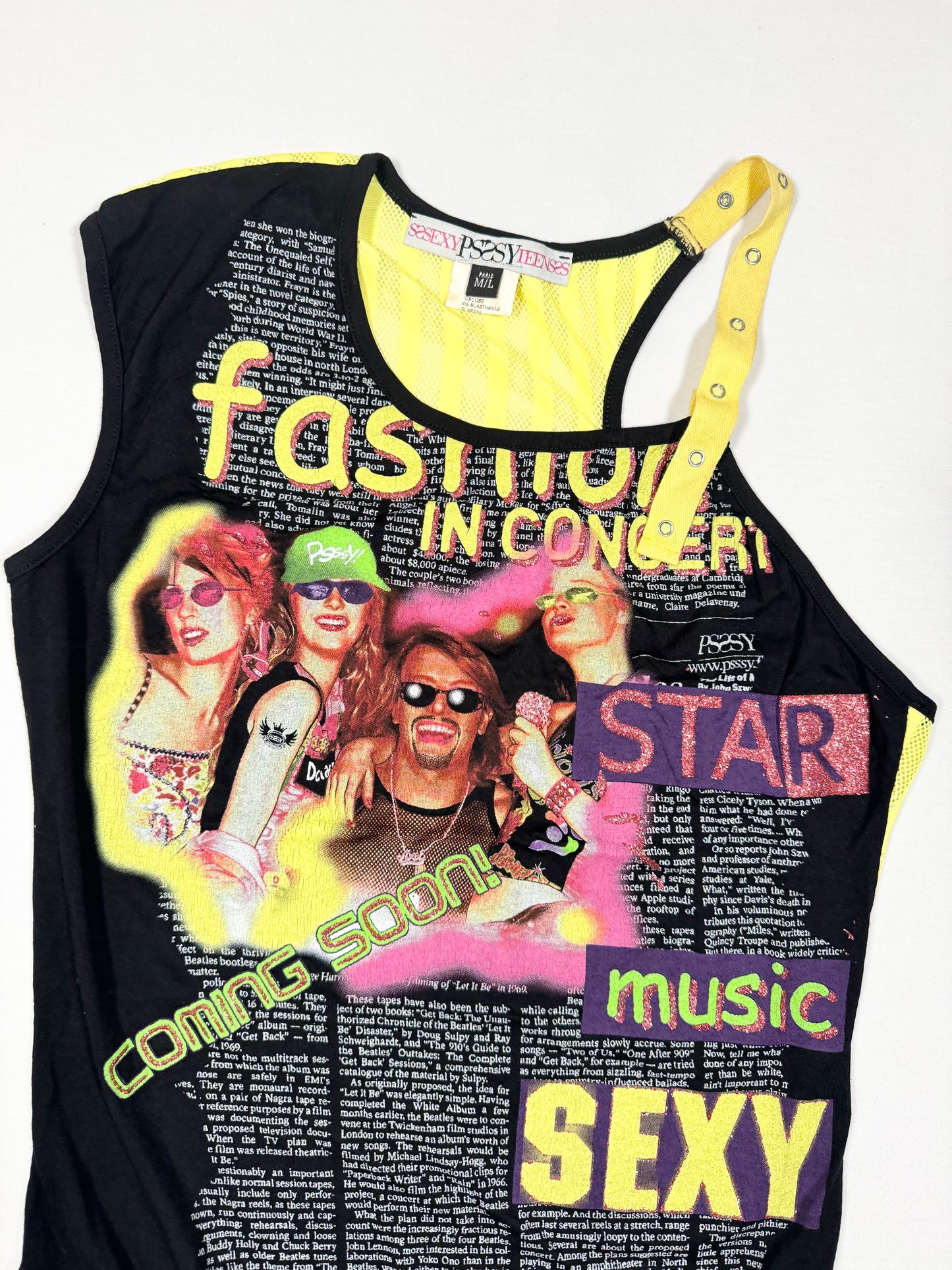 Print Mesh Back Tank