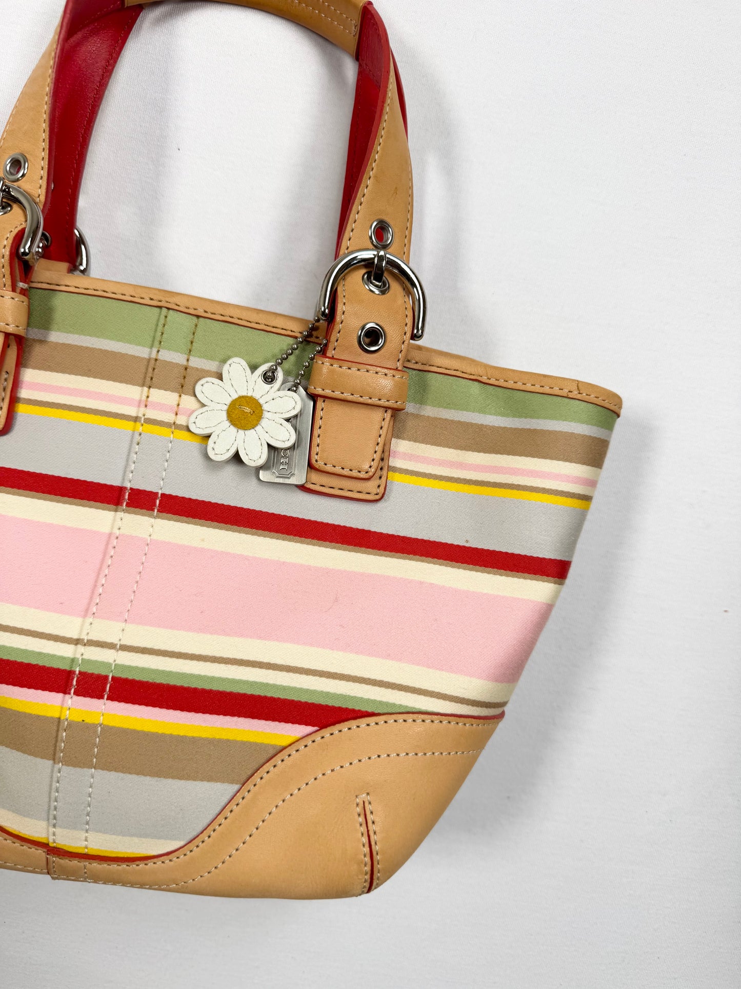 Coach Spring Striped Bag ♡
