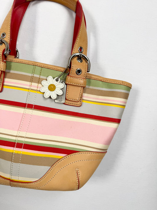Coach Spring Striped Bag ♡