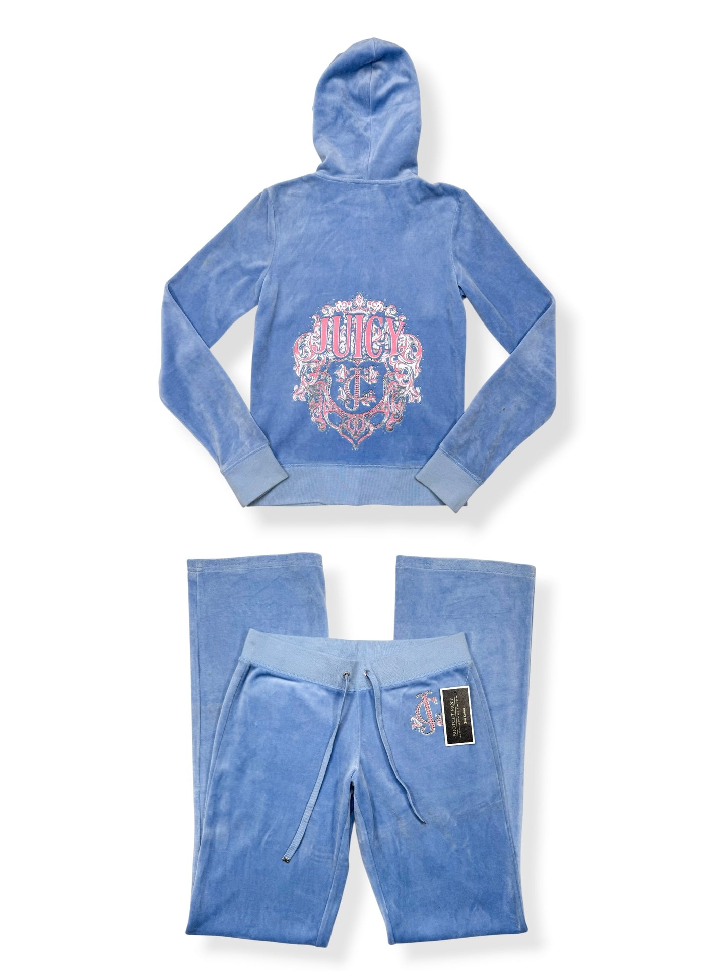 Blue & Pink Juicy Couture Velour Tracksuit ♡ XS/S
