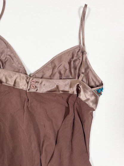 Beaded Brown Cami ♡ Size M