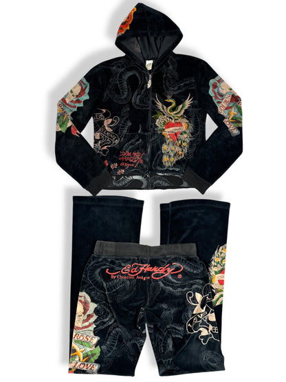 Ed Hardy Velour Tracksuit