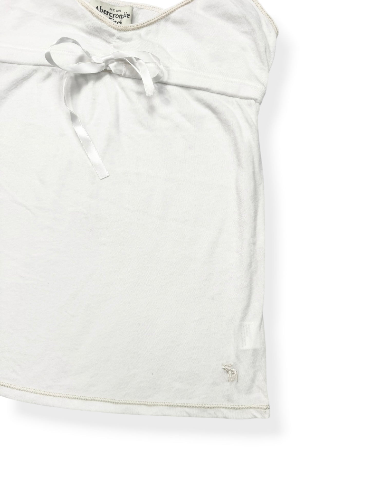 Abercrombie & Fitch White Babydoll Cami ♡ S
