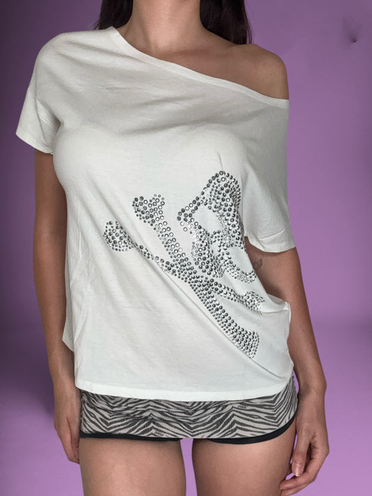 Skull Baggy Tee ♡ Size S