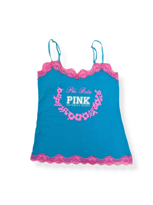 PINK Victorias Secret Blue & Pink Cami ♡ S