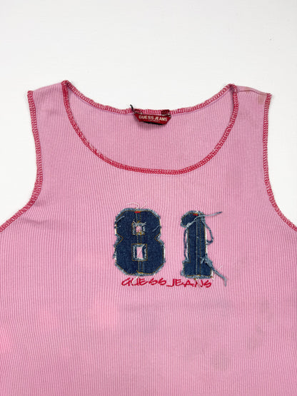 Pink Guess Tank ♡ L