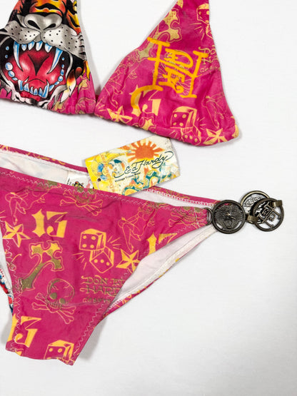 Ed Hardy Pink Chain Bikini