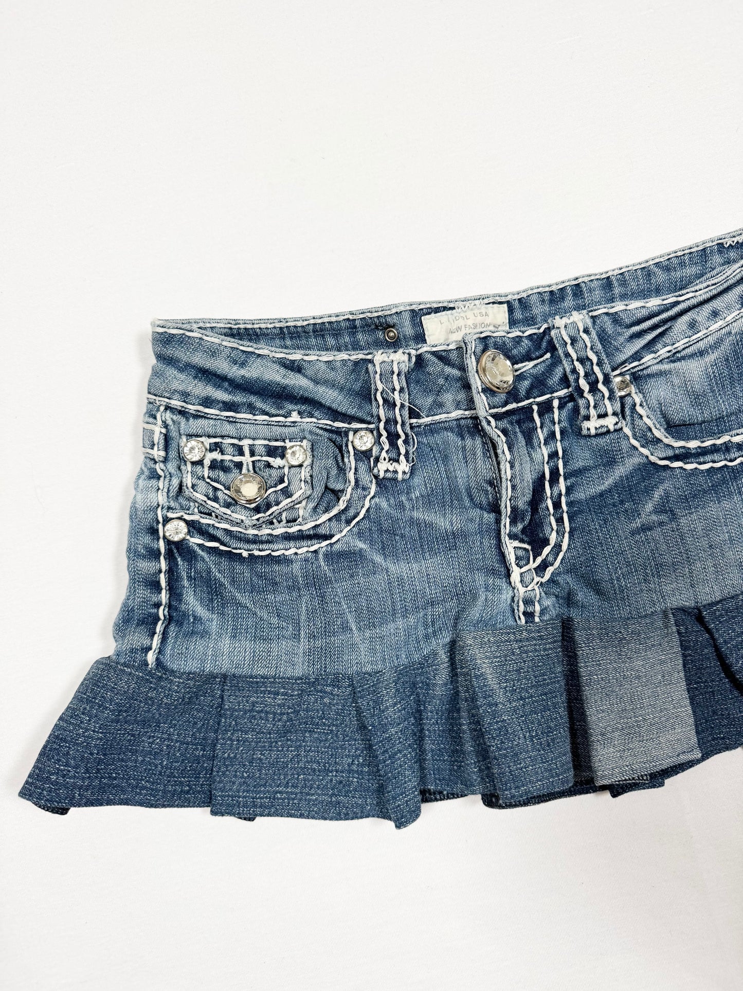 LA Idol Pleated Mini Skirt