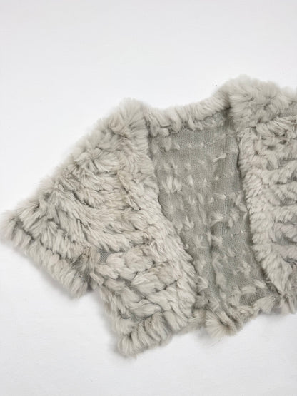 Grey Rabbit Fir Bolero ♡ XS-M