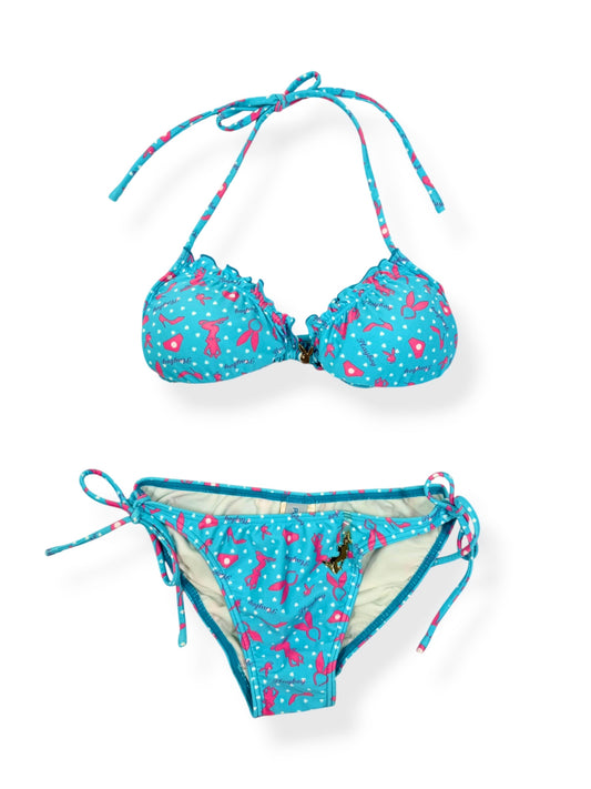 Playboy Blue & Pink Bikini ♡ XS