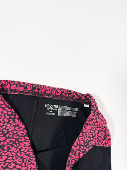 Leopard Fold Over Flared Leggings