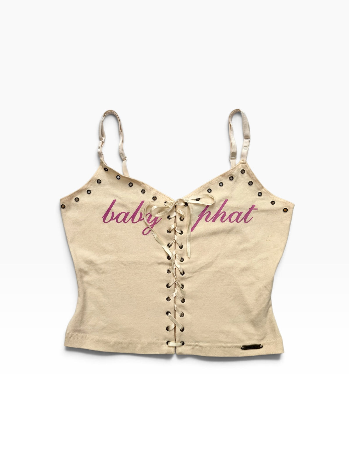 Baby Phat Lace Up Cami ♡ M/L