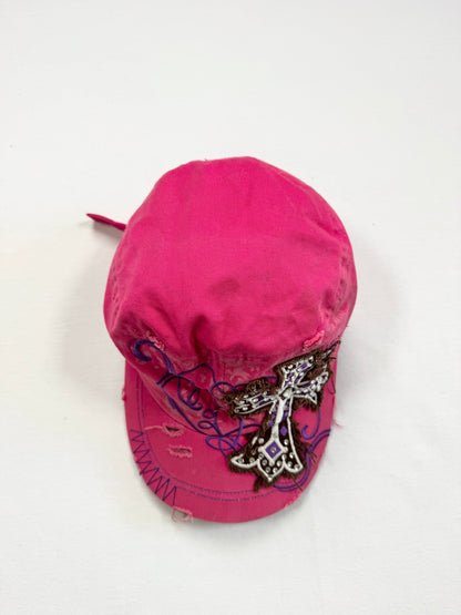 Pink & Purple Cross Cap ♡