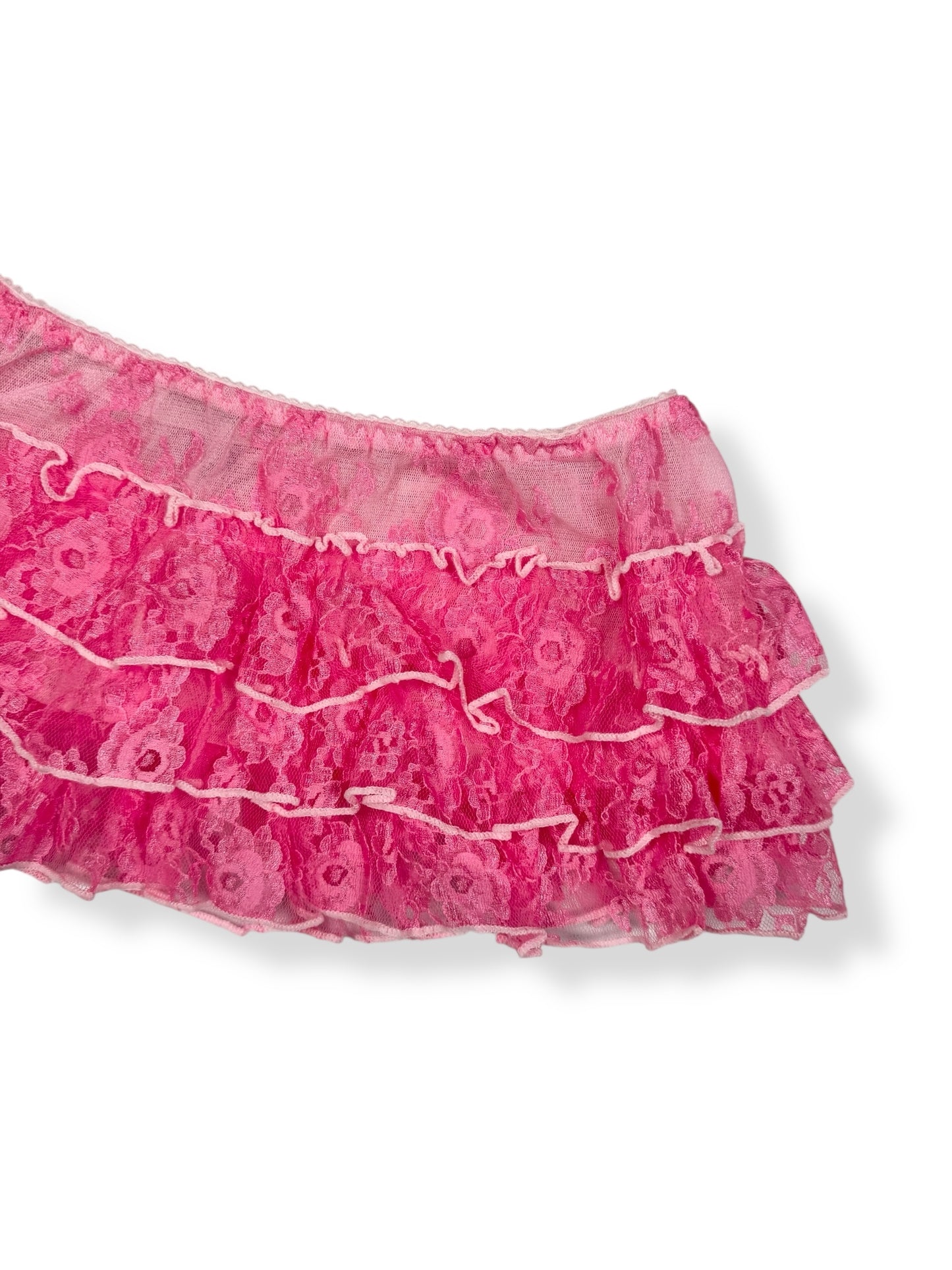 Leg Avenue Pink Lace Skirt & Top Set ♡ Size XS