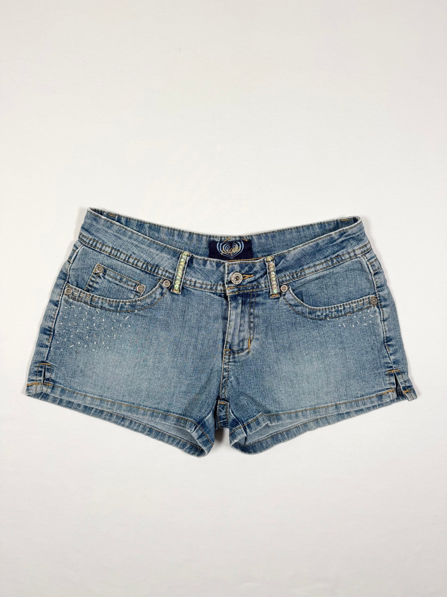 Angels Sequin Mini Shorts