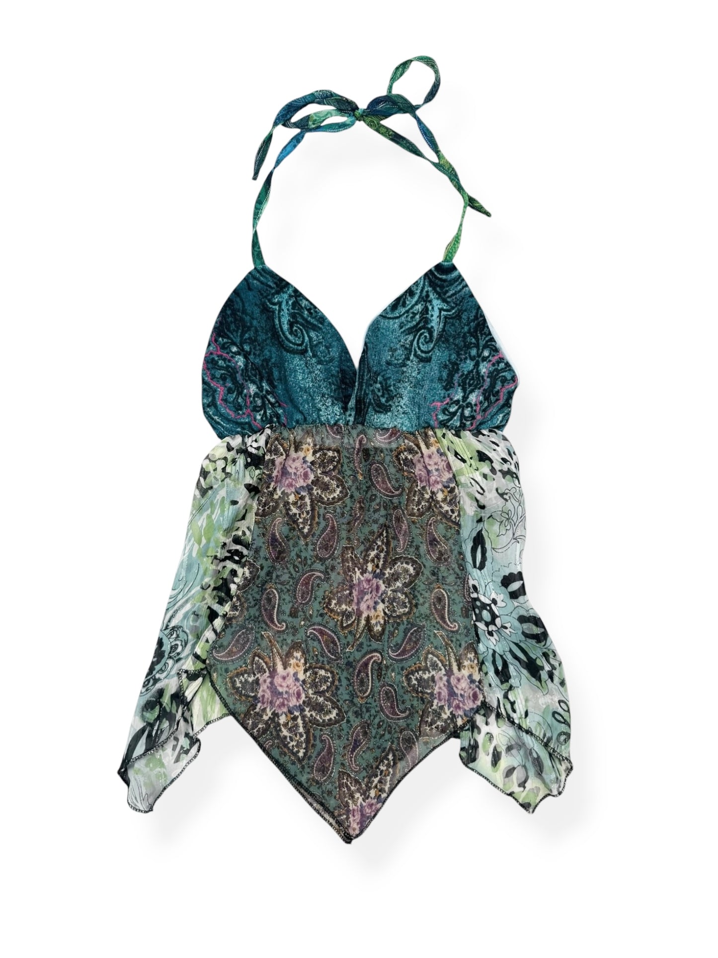 Floral Halter Cami ♡ S