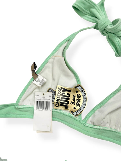 Juicy Couture Green & Pink Towelling Bikini ♡ M/L