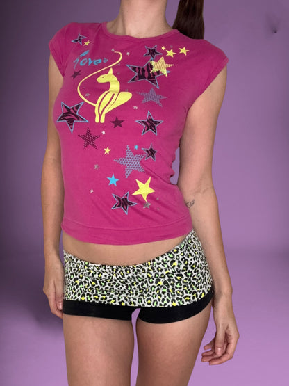 Pink Baby Phat Star Tee ♡ S