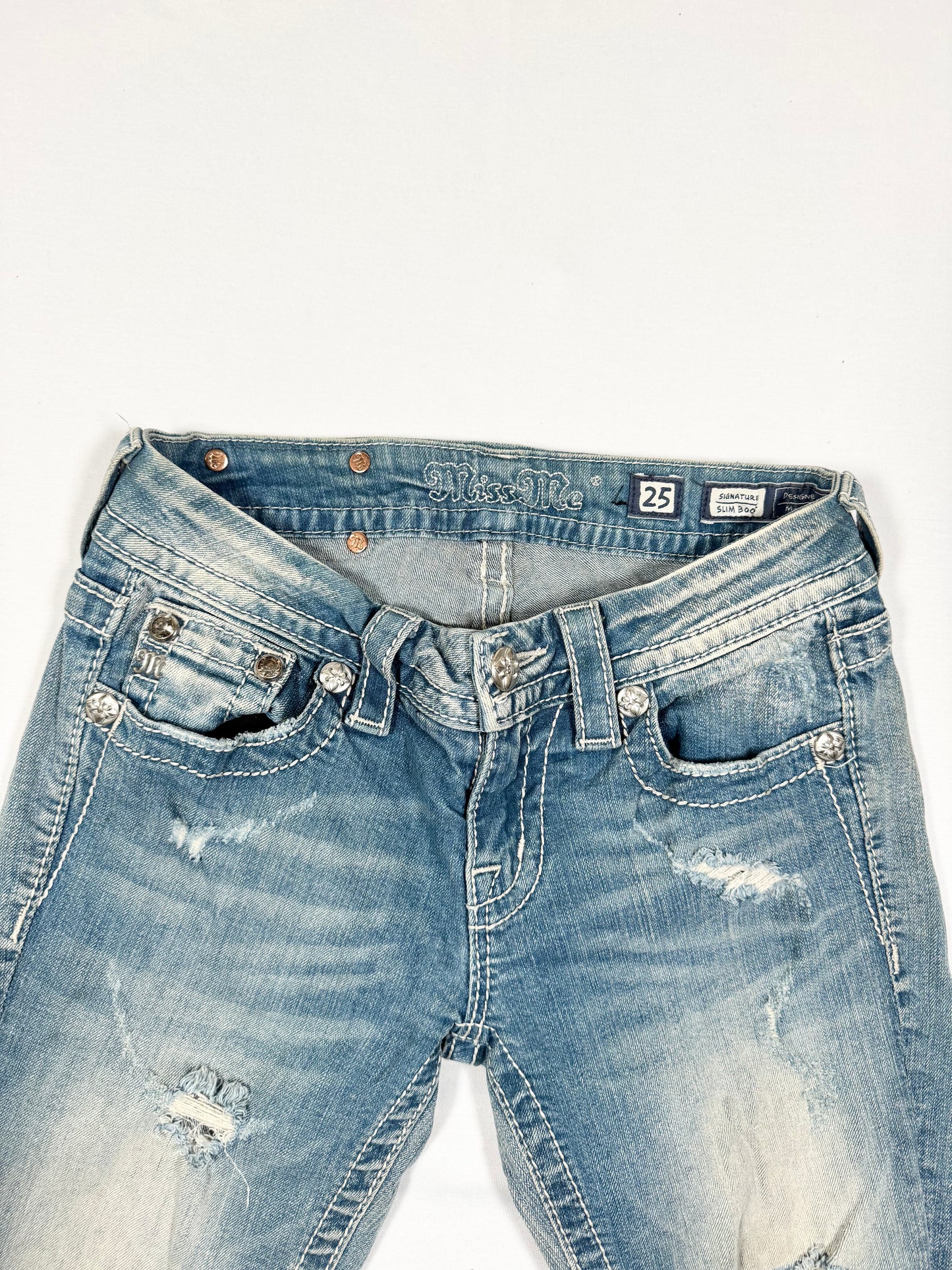 Miss Me Distressed Flared Jeans