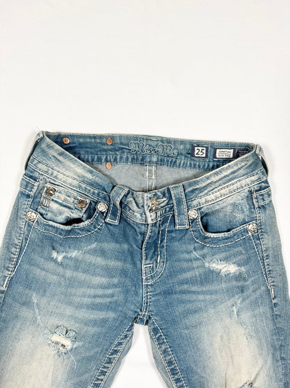 Miss Me Distressed Flared Jeans