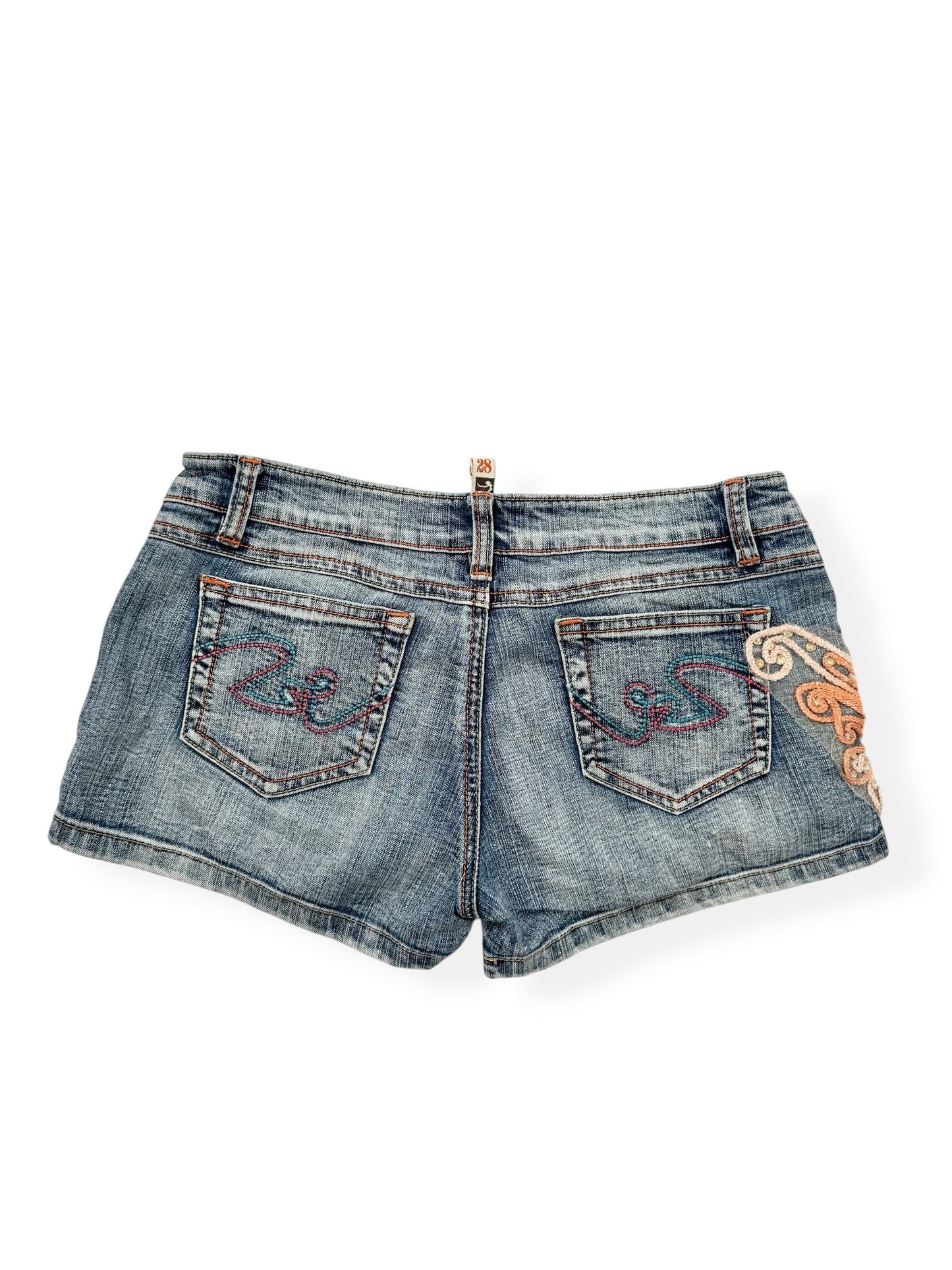 Butterfly Denim Shorts ♡ S
