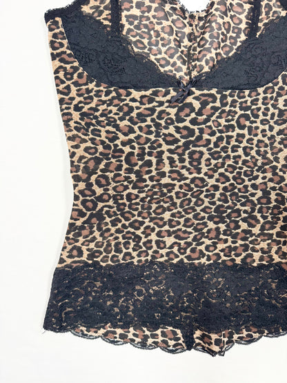 Leopard Lace Tank ♡ Size XXS/XS