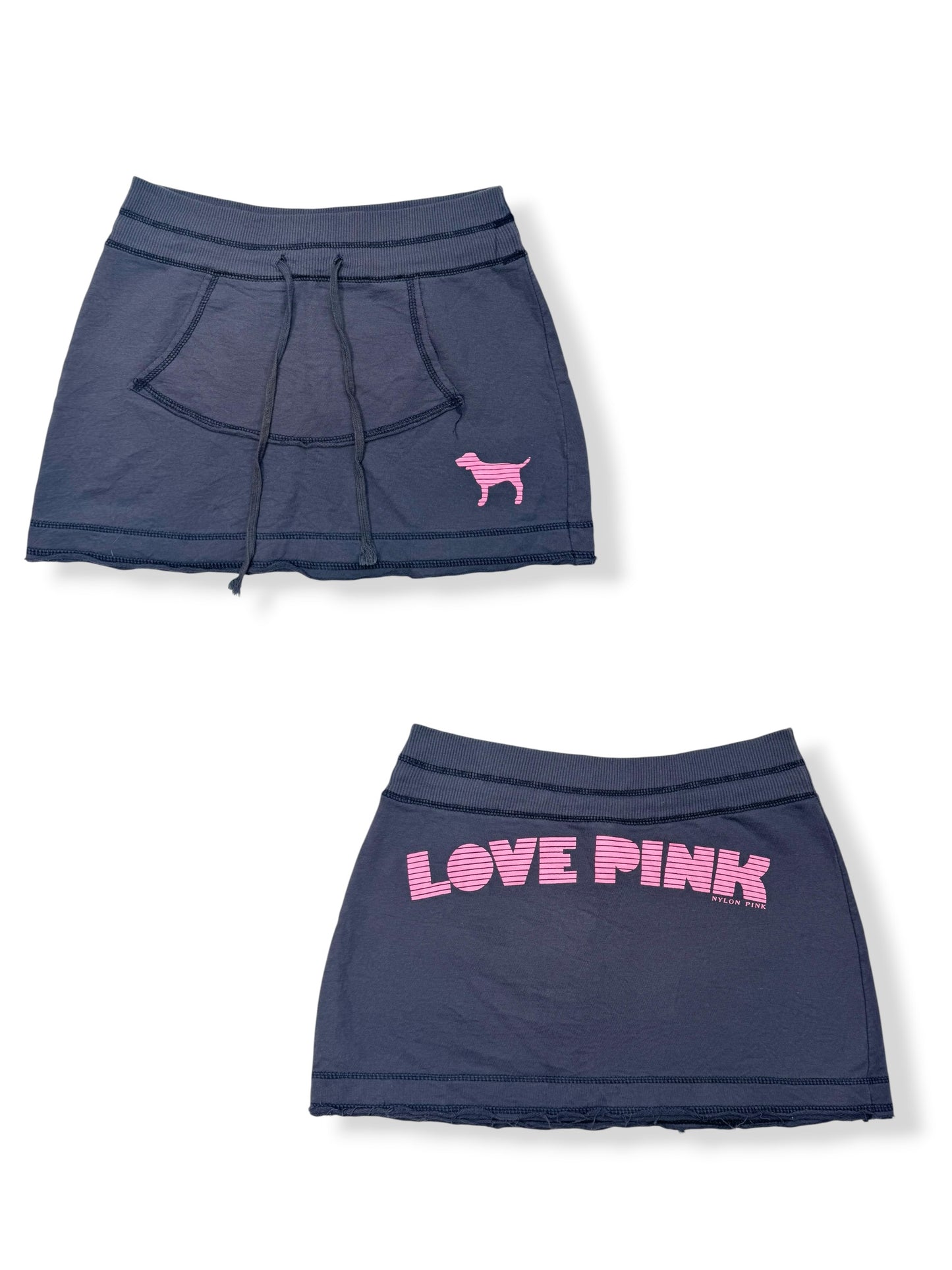 Love Pink Navy Mini Skirt ♡ S