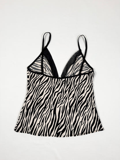 Zebra Cami & Micro Skirt Set